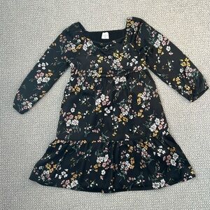 Abercrombie Girls Black Floral Dress